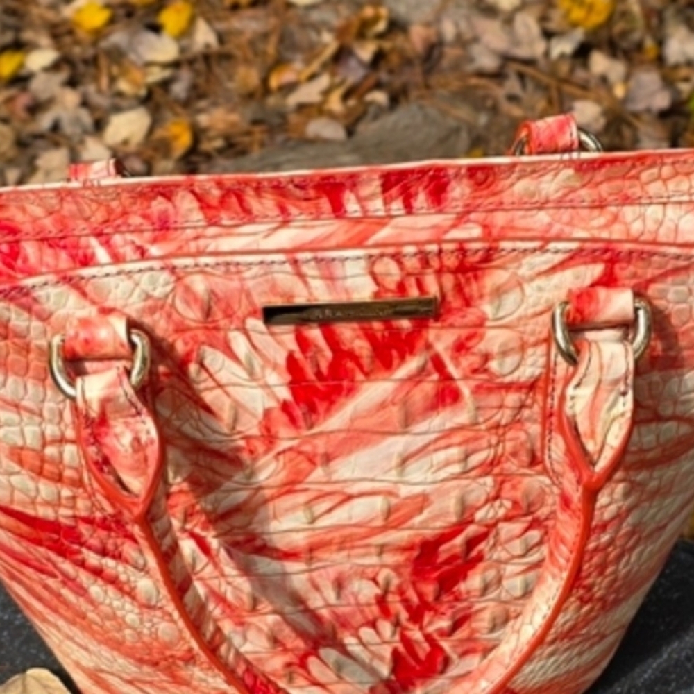 Brahmin Small Bowie In Pink Flamingo Melbourne